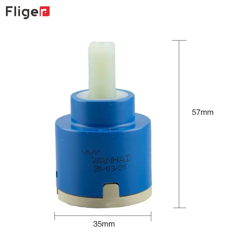 Watersaving Replacement Ceramic Spool Water Mixer Tap Faucet Cartridge 1PC Kitchen Bathroom Faucet Replace Mixing valve