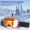Kids Ski Goggles With UV Protection Anti-Fog Soft Snow Goggles Winter Snowboard Children Skiing Glasses For New Year 3