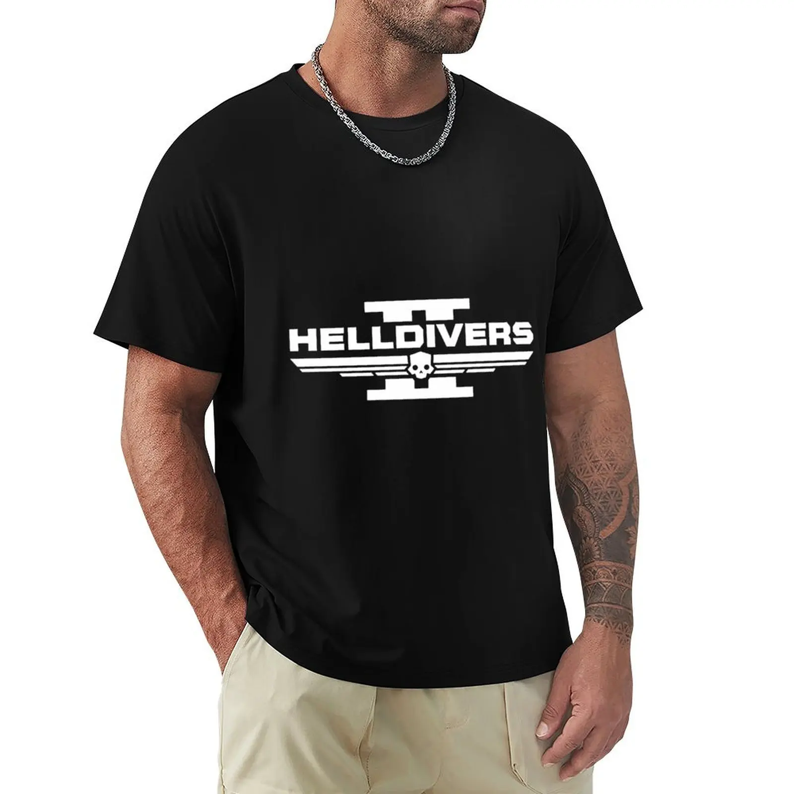 Helldivers 2 Videogioco Helldivers Boooom T-Shirt Sublime Kawaii Clothes For A Boy Designer T Shirt Men