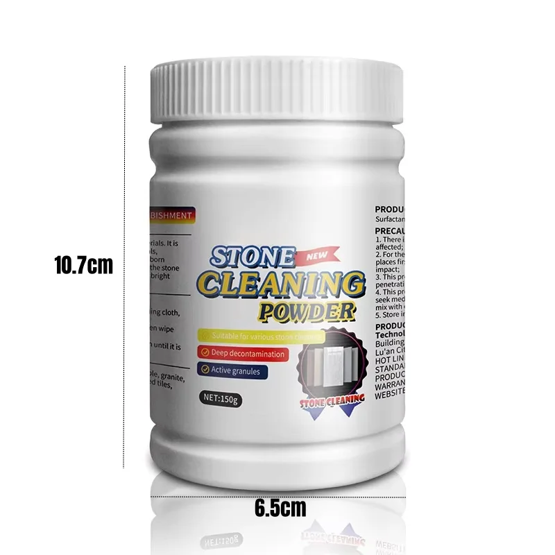 Stone Stain Remover Granite Quartz Marble Tile Stubborn Stains Deep Cleaning Powder Strong Decontamination Granite Stone Cleaner