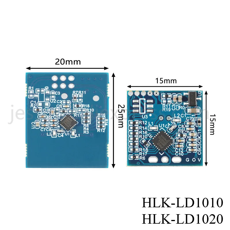 2pcs-HLK-LD1010-HLK-LD1020-10GHZ-Intelligent-Human-Microwave-Radar ...