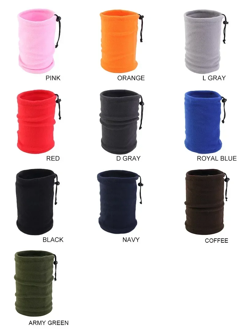Warm Baby Fleece Scarf Neck Warmer Circle Ski Climbing Scarf Neck Scarves for Kids Collar Warm Hat Winter for Children