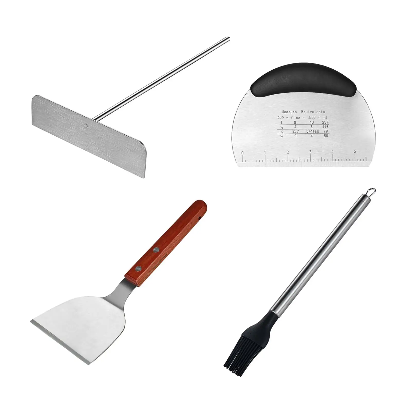 Crepe Spreader Pancake Cooking Spreader Supplies Spreading Tools Pancake Rake Scraper for Frying Cooking Restaurant Pancakes