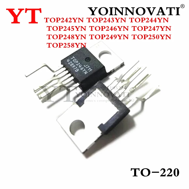 

5PCS TOP242YN TOP243YN TOP244YN TOP245YN TOP246YN TOP247YN TOP248YN TOP249YN TOP250YN TOP258YN TO-220 IC