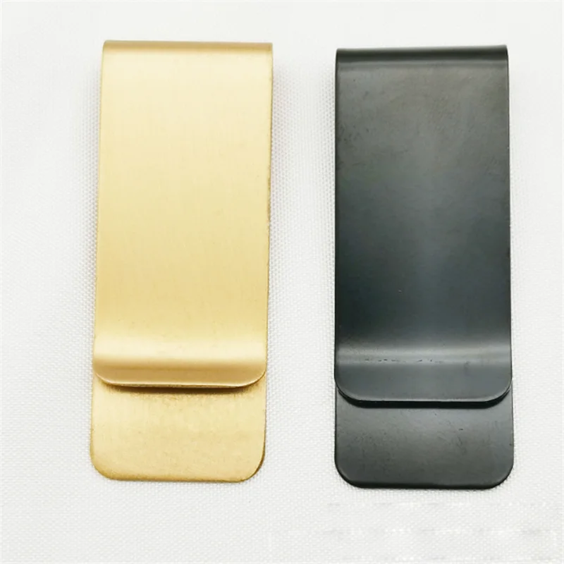 Vintage Massiv Messing Geld klammer Brieftasche Dicke Metall