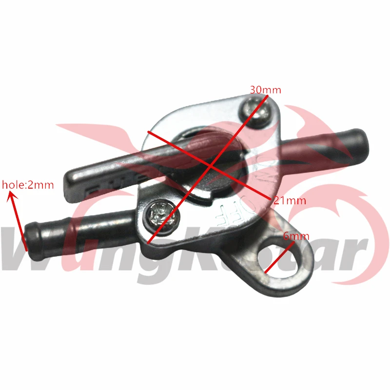 

Universal Motorcycle Fuel Petrol Tank Switch Tap Petcock Gasoline Valve With Two Ends On/Off Switch For 50cc-160cc Bikes Buggy