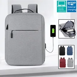MS Strawberry Backpack Men's Leisure Outdoor USB Charge Charging Sports Backpack Business Computer Bag Travel Bag External
