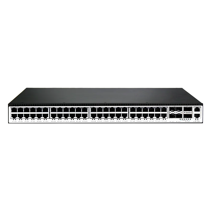 XikeStor 48 x 2.5G RJ45 포트 4 x 10G SFP+ 포트 2 x 40G QSFP+ 포트 L3 관리형 VLAN 포트 통합 지원 DHCP 라우팅