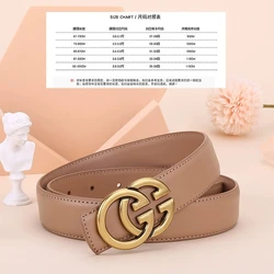 Women's Premium Leather Belt - Elegant, Stylish & Versatile Accessory for Business and Casual Outfits (2G milk tea)
