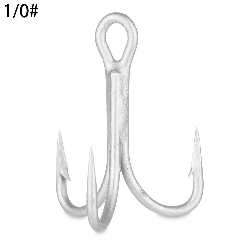 Round Bend Bend Bass 1# 2# 4# 6# 8# 1/0 2/0 3/0 4/0 5/0 Fishing Accessories  VMC Fishing Treble Hook Fishhooks Tackle - AliExpress