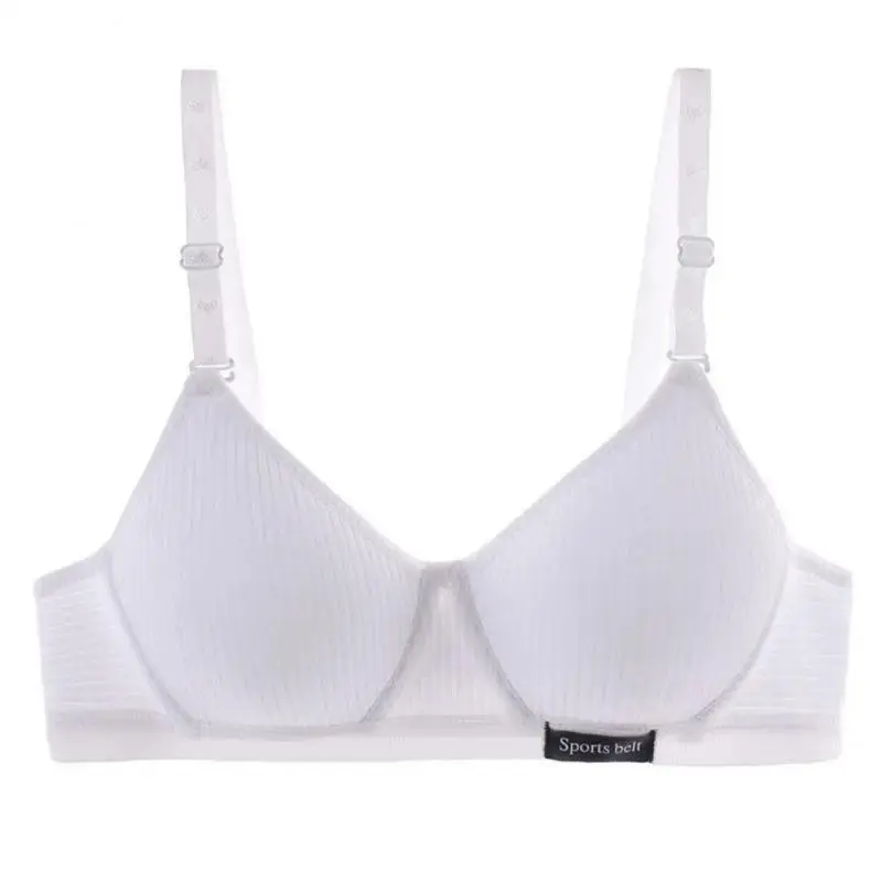 컵 노 와이어 심리스 브래지어 소녀 속옷, 여성 브래지어 브라렛, 통기성 친밀한 란제리, 십대 의류