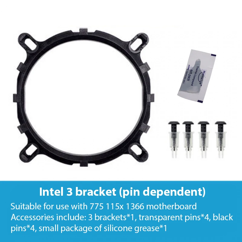CPU fan bracket suitable for Intel 775/115x/1366 motherboard fan bracket base bracket