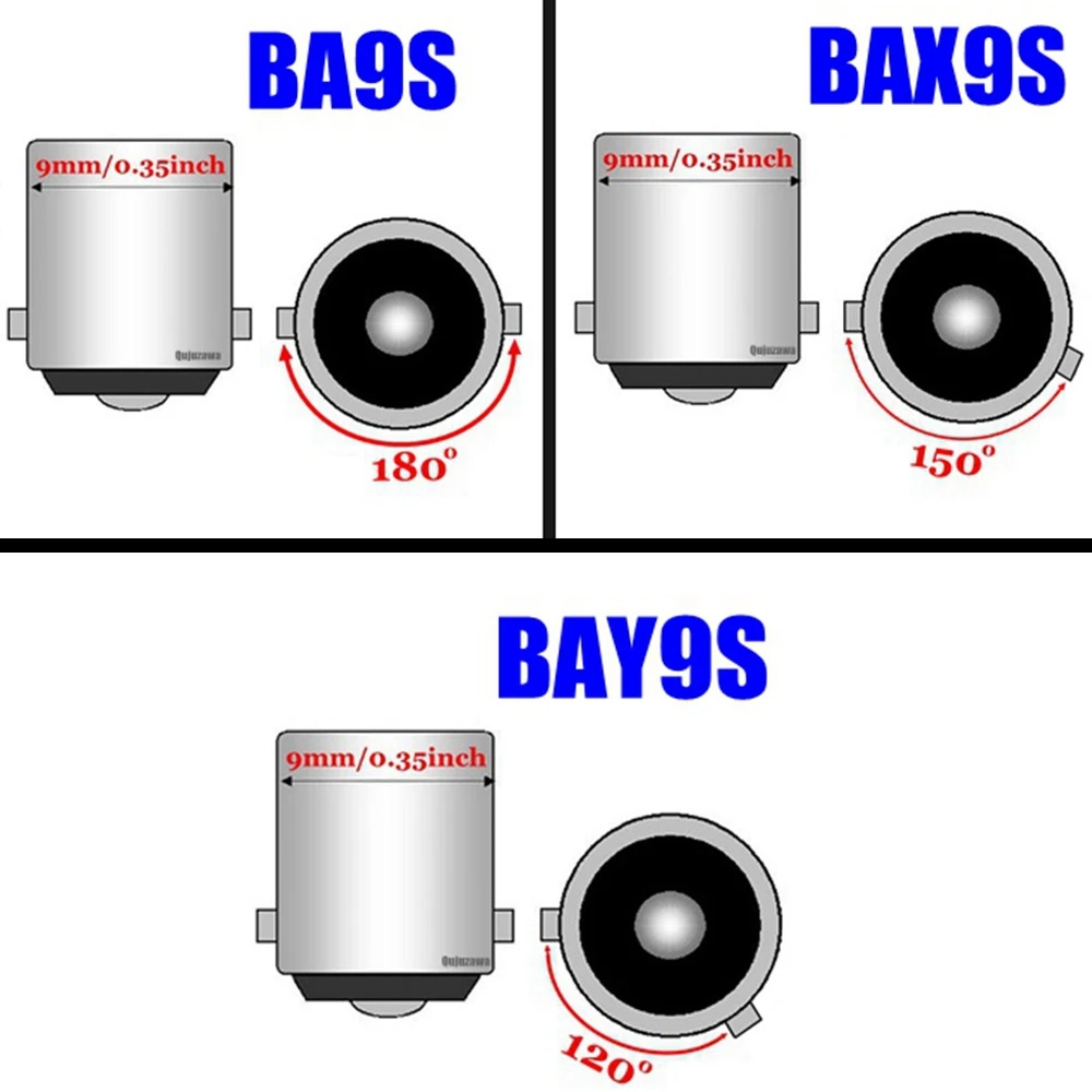   Led  ڵ ׸   , BA9S BAX9S BAY9S H6W T11 T4W, ڵ  ȸ ̵ Ʈ, ȭƮ, 4 
