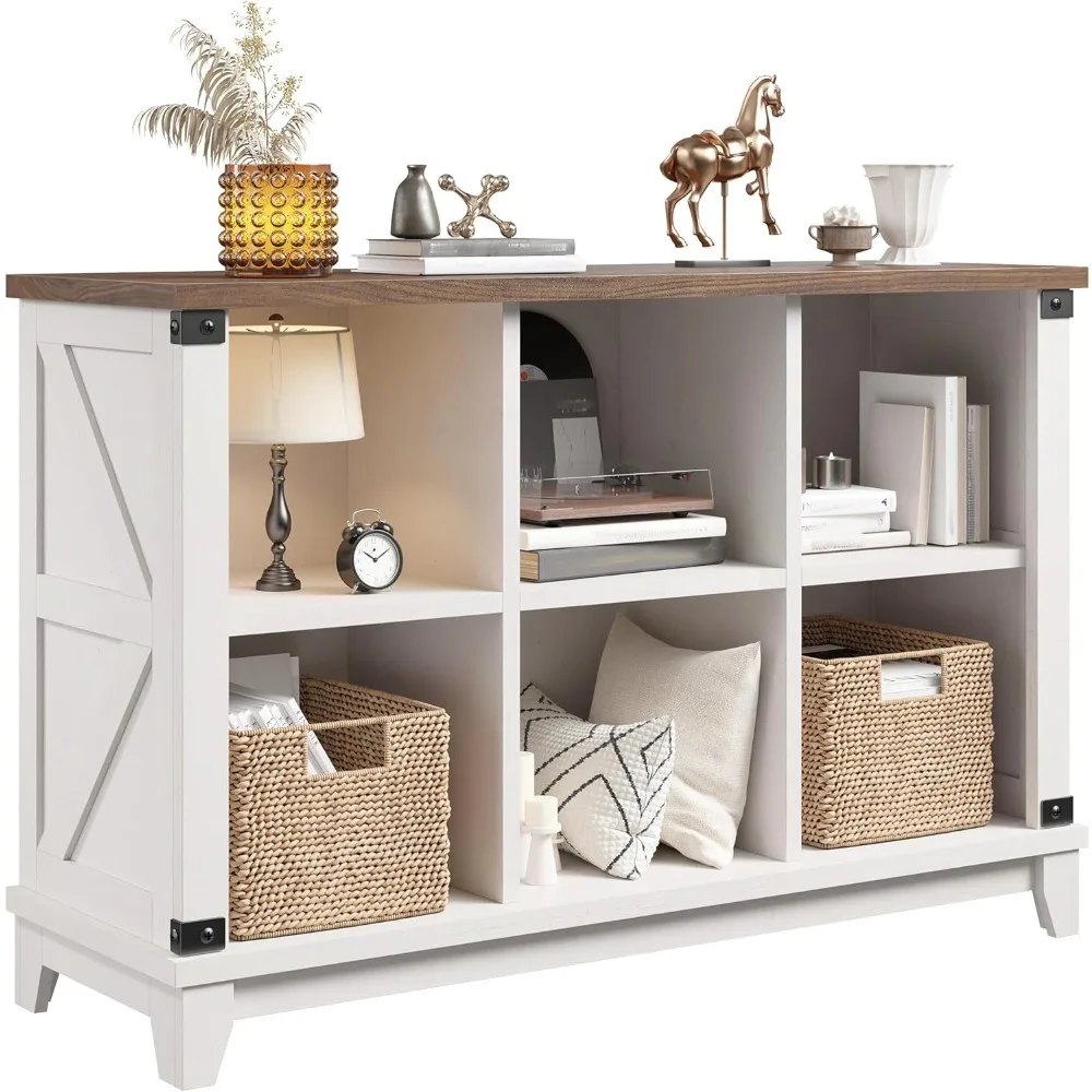 6 Cube Storage Organizer, Bookshelf with Storage, White Cube Storage Organizer, Cube Storage Shelf for Bedroom 2