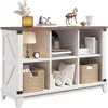 6 Cube Storage Organizer, Bookshelf with Storage, White Cube Storage Organizer, Cube Storage Shelf for Bedroom 2