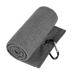 Premium Ultra - Fine Soft & Absorbent Golf Towel for Enthusiasts - 40x60cm (Gray)