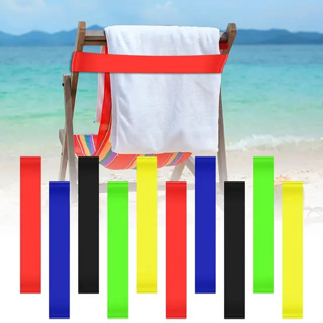Pool Strand Törülköző Zenekarok Klipek Jobb Lehetőség A Törülközők Számára Elasztikus, Tartós Tengerparti Székek Körutazási Kiegészítők - Image 5