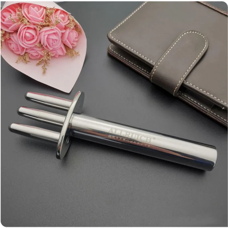 Trigeminal magnetic fork magnetic acupoint massage on meridians and collaterals acid expelling rod dredging lymph magnetic fork