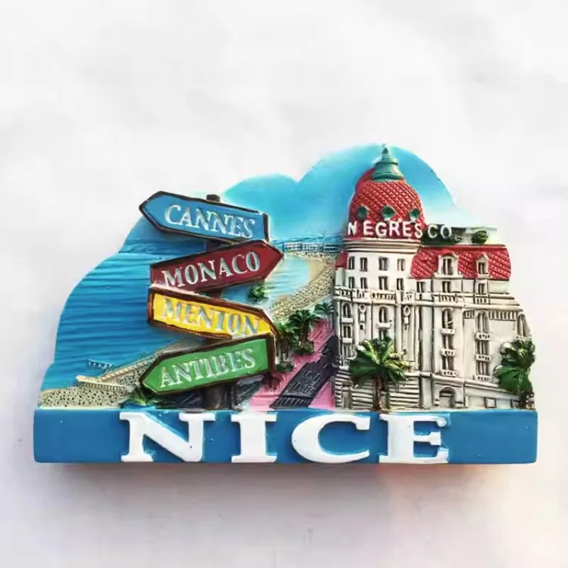 Palavas Les Flots France Fridge Magnet – Hand-Painted 3D Souvenir, Travel Decoration, Resin & Magnet