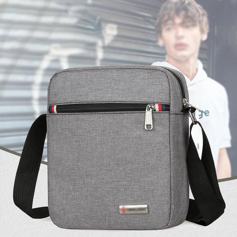 

2022 Fashion All-match Men's Shoulder Bag Messenger Oxford Cloth Casual Business Large-capacity Canvas Small Backpack