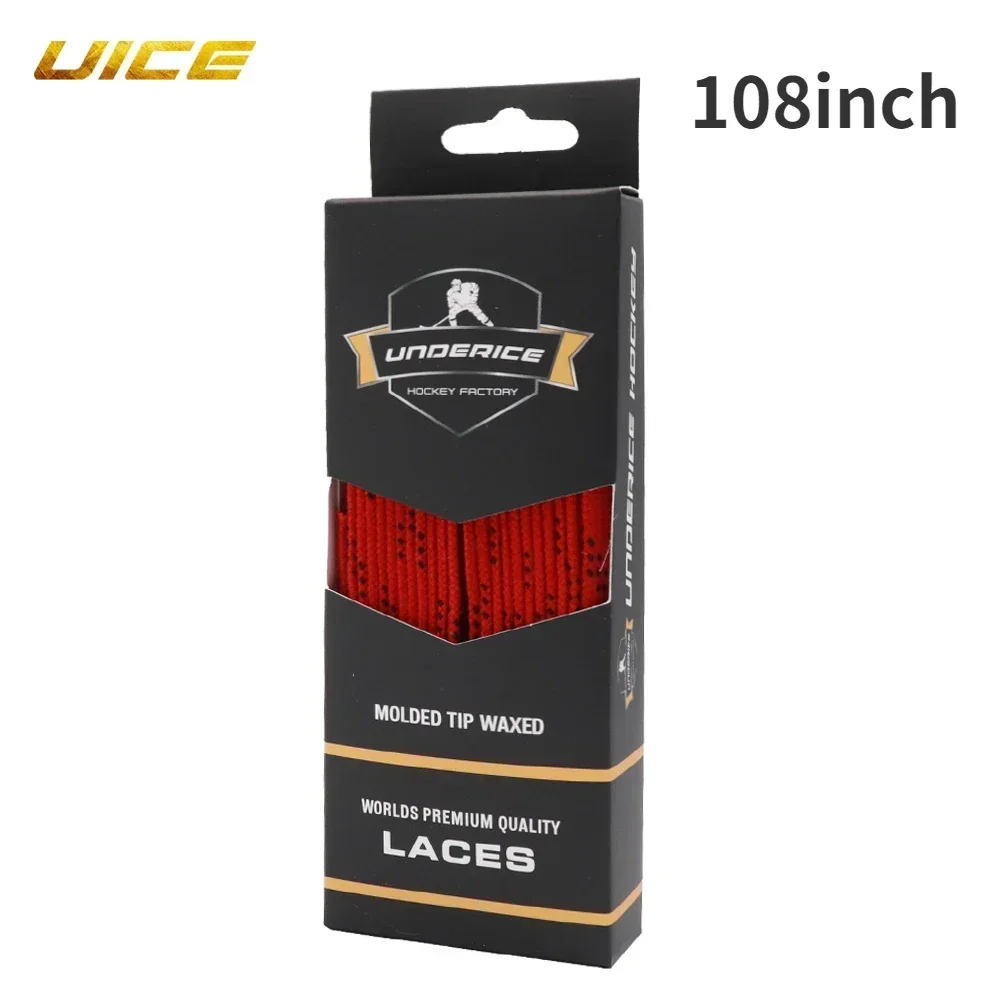 Premium Waxed Dual-Layer Ice Hockey Skate Laces – Box-Packed