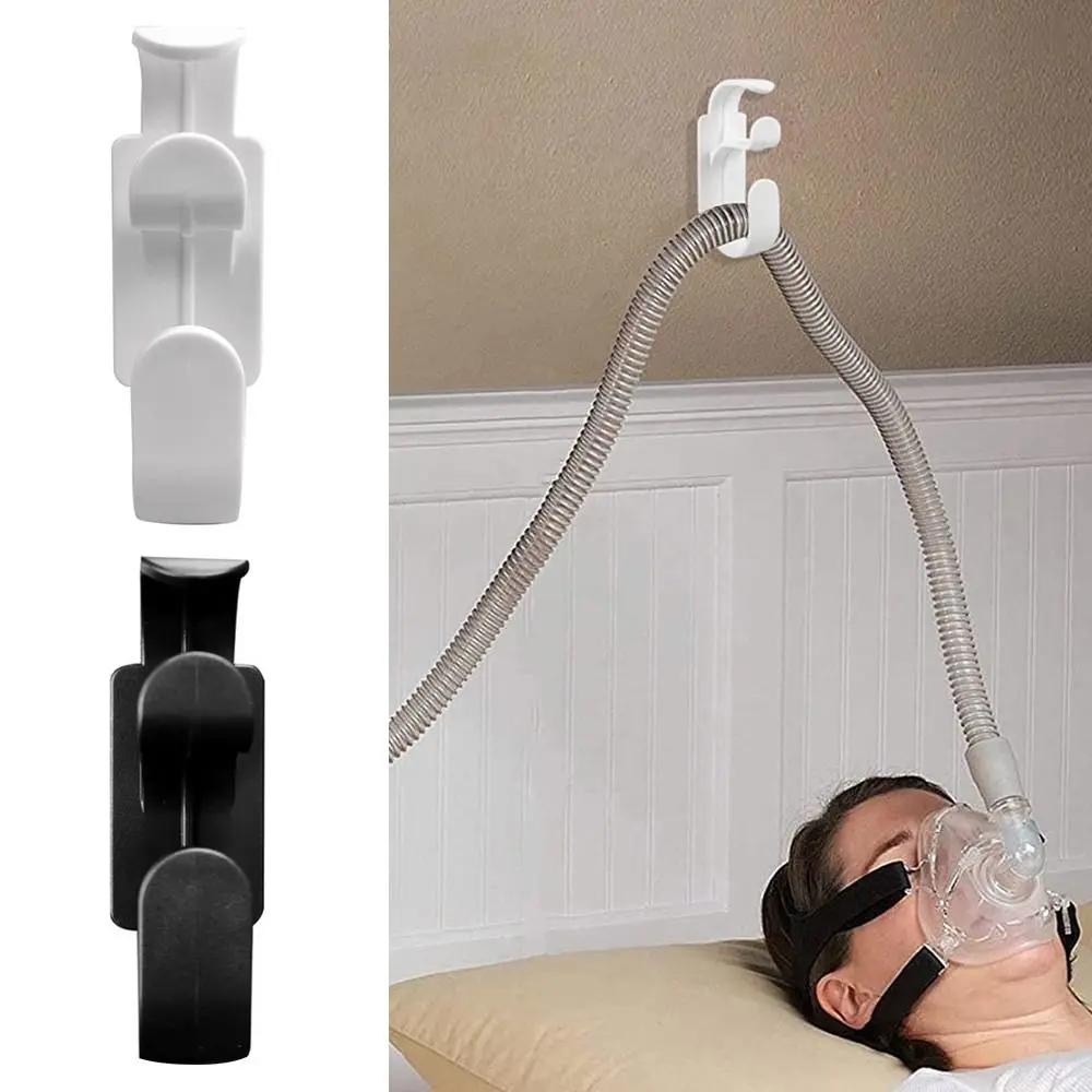 범용 자체 접착 마스크 행어 호스, 거치대 호스 후크, CPAP 호스 행어