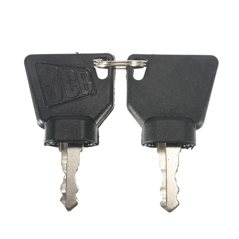 2 Pcs Ignition Start Key Switch Starter key For JCB 3CX Excavator Most JCB Machine Digger Replacement Parts parts ignition key switch fittings for mercury motors outboard boat engine replacement with 2x key accessories