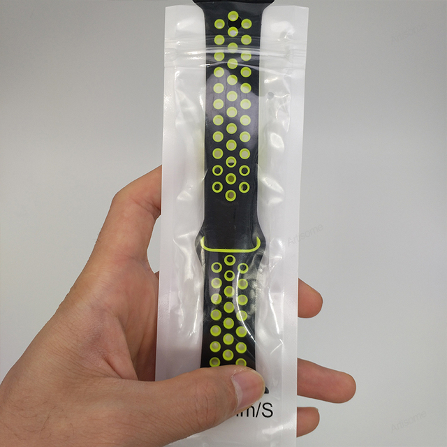 Smart Watch Breathable Sport Silicone Strap (42/44/45mm) Rubber Soft Bracelet Strap for iWatch