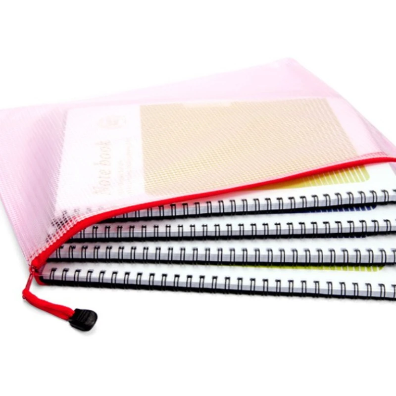 File Bag Office Folder A4 A5 A6 Size Waterproof Document Bag File Card Pack Office School File Folder Book Pencil Pen Paper Storage Bag Supplies