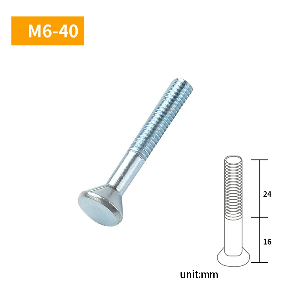 Woodworking Table Saws And Band Saws 1*T-Track Accessories M6 Nut Handle M6-40 Screw M6-70 Screw