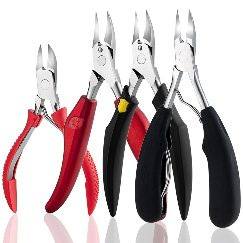 

1 pc Nail Art Clipper Nipper Manicure Fingernail &Toenail Scissors Ingrown Dead Skin Plier Stainless Steel Trimming Care Tool