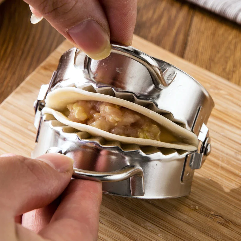 Dumpling Mould Ravioli Making Mold Baking Accessories Kitchen Dumpling Maker Stainless Steel