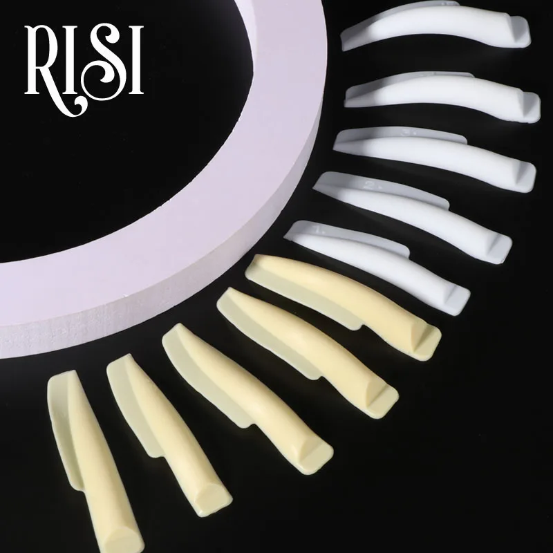 RISI 새로운 디자인 래쉬 허용 패치 래쉬 리프트 쉴드 D + 컬 소프트 실리콘 허용 막대 래쉬 쉴드 래쉬 리프트 막대