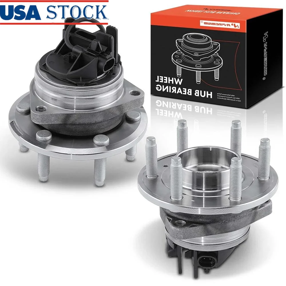 Front Rear Wheel Bearing Hub Assembly ABS 6Lug Compatible VPG MV1