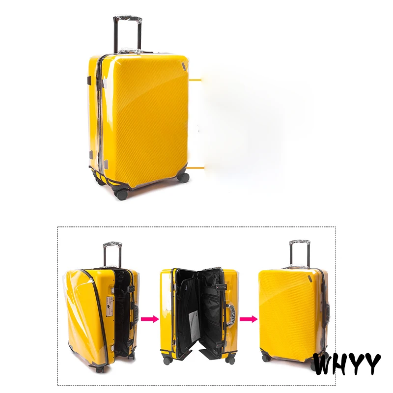 Transparent PVC Luggage Cover Waterproof Trolley Suitcase Dust Cover  Dustproof Travel Accessories Travel Organizer - AliExpress