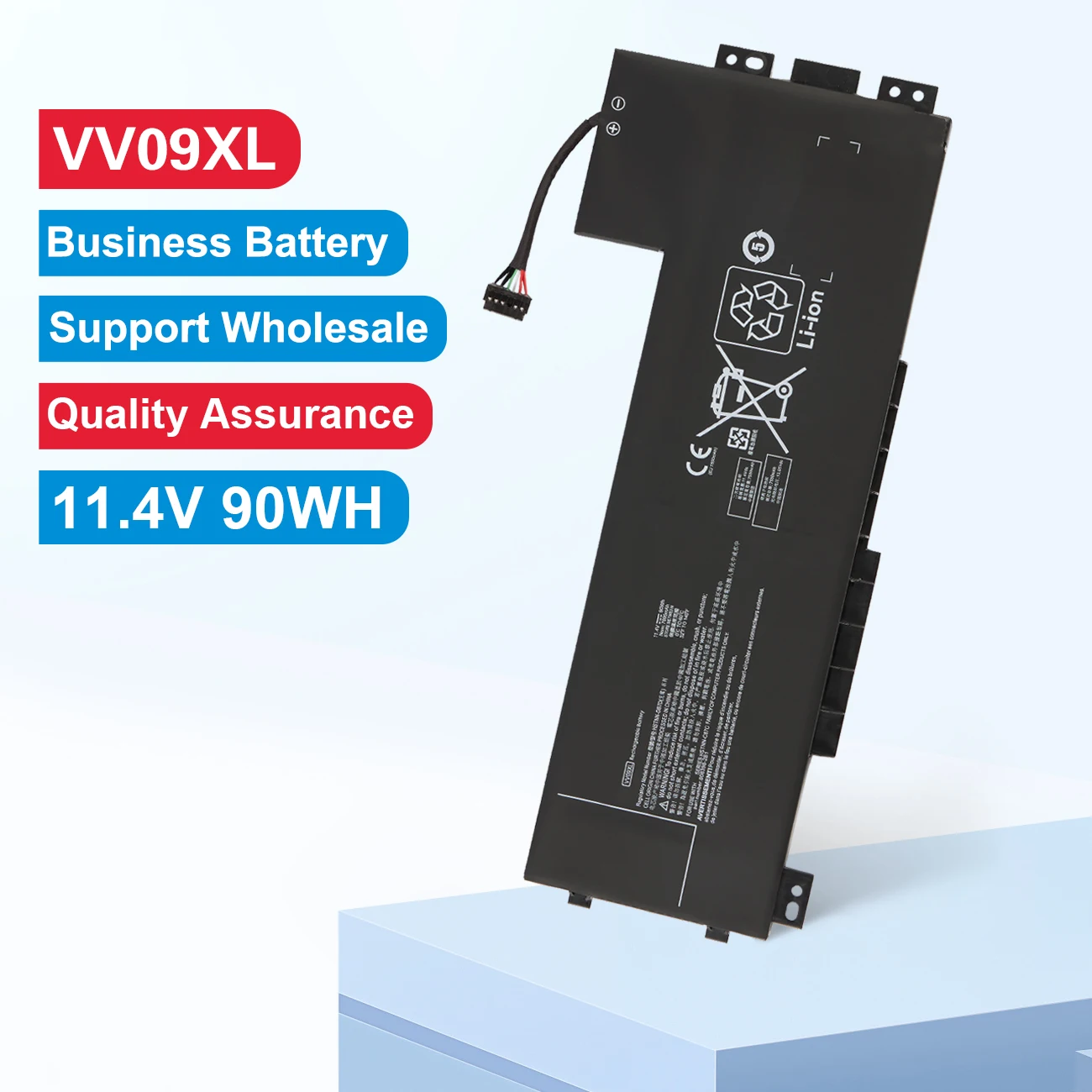 Replacement Battery For HP ZBook 15 G3/G4 - 90Wh 11.4V VV09XL 808452-001