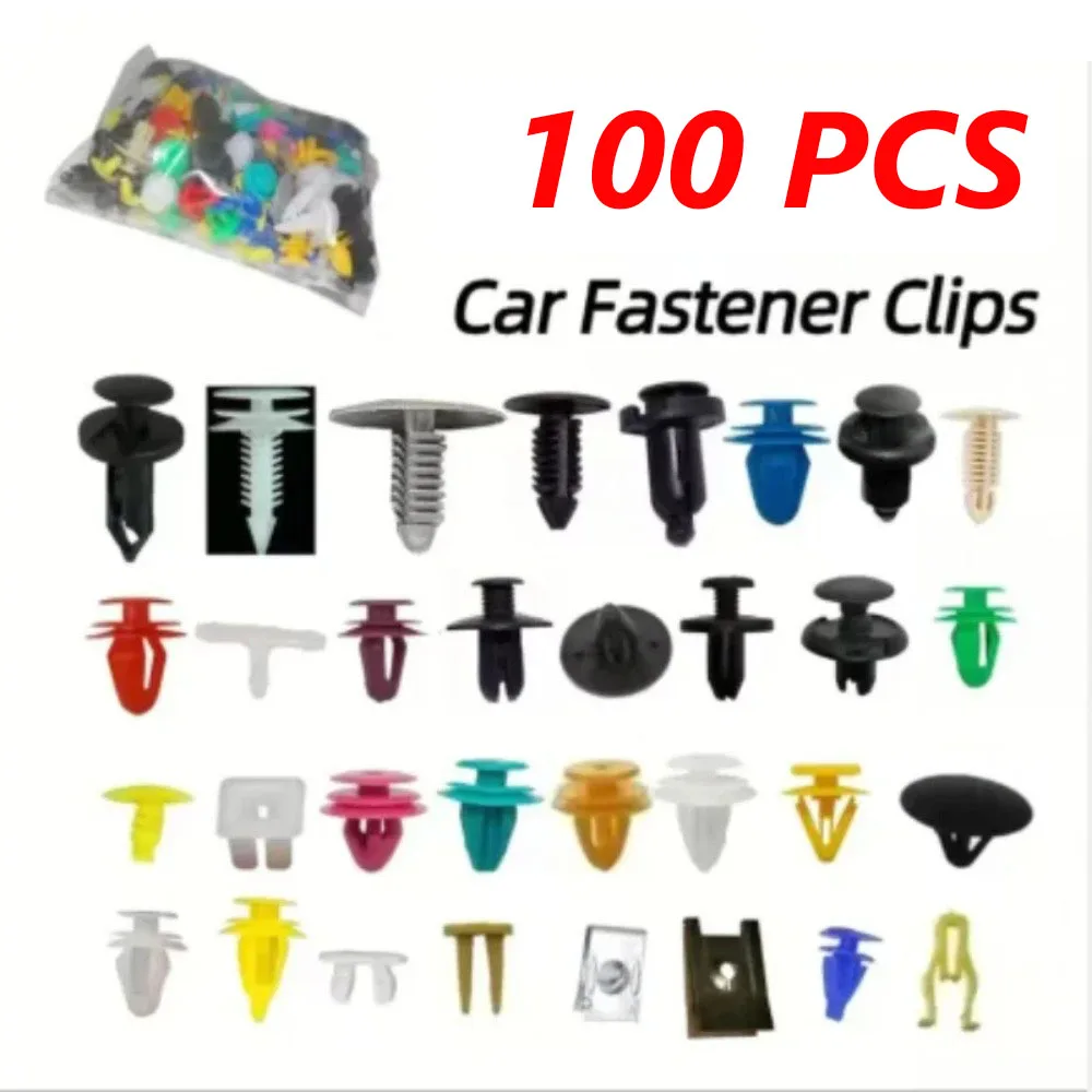 500/200/100Pcs 30 Kinds Universal Mixed Auto Fastener Car Bumper Clips thumbnail 3