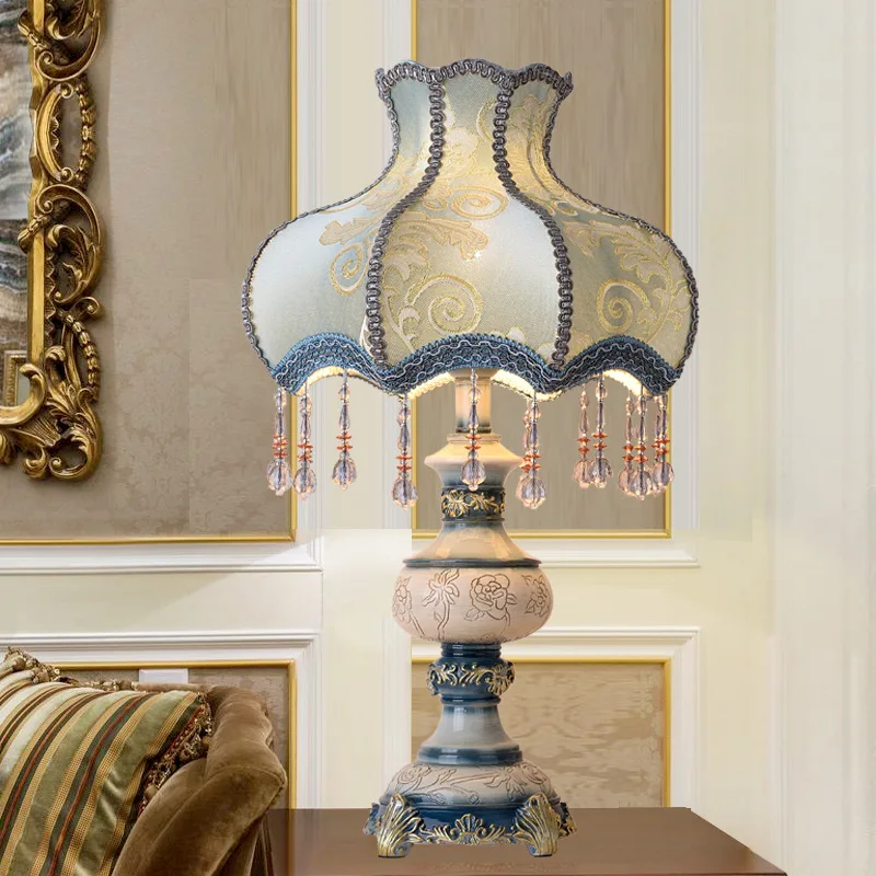 地中海式ベッドルームランプヨーロピアンスタイルテーブルランプベージnr3 地中海式ベッドルームランプヨーロピアンスタイルテーブルランプベージ