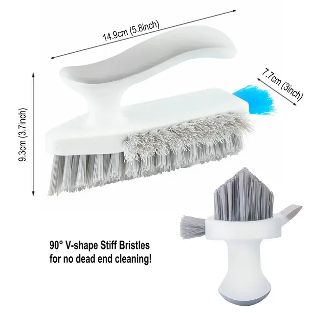 Household Cleaning Brush Floor Scrub Bathroom Cleaning Tools Silicone  Scraper Toilet Brush Rotary Brush for Cleaning Tile Tools - AliExpress