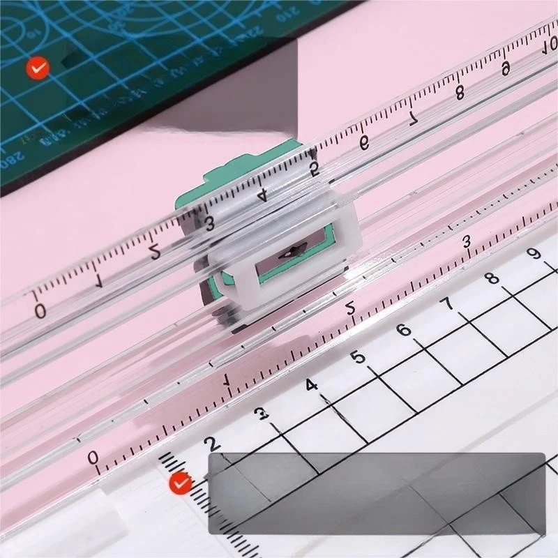 Paper Cutter Portable Paper Trimmer 12 In Slicer Scrapbooking Tool Side Ruler For Craft Paper A4 A5