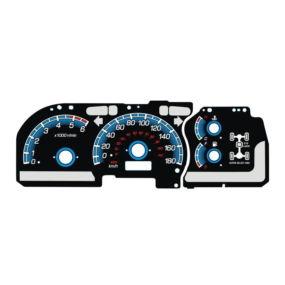 SD Motor EL Glow Gauge Plasma Dial Automatic Transmission for Mitsubish L400 Delica Space Gear Starwagon 1994 2007 motor glow gauge