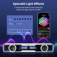Edifier QS30 Computer Speakers Mini Soundbar USB Speakers Subwoofer Bluetooth 5.4 with Microphone RGB Lighting for PC Laptop - Image 4