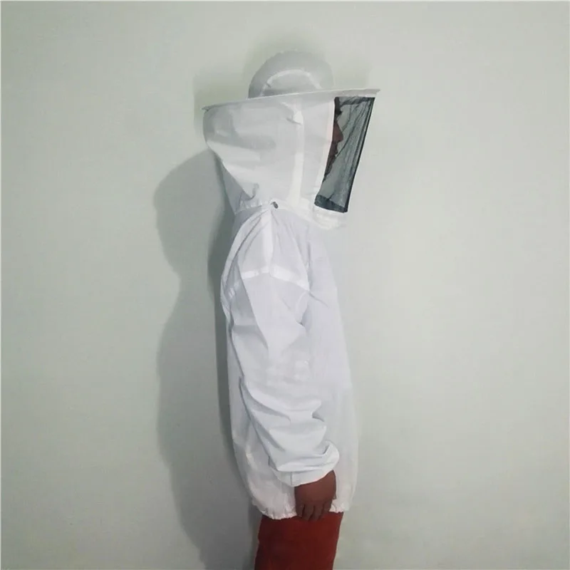 Beekeeping Jacket Veil Smock Protective Equipment Bee Keeping Hat Coat Suits Hot