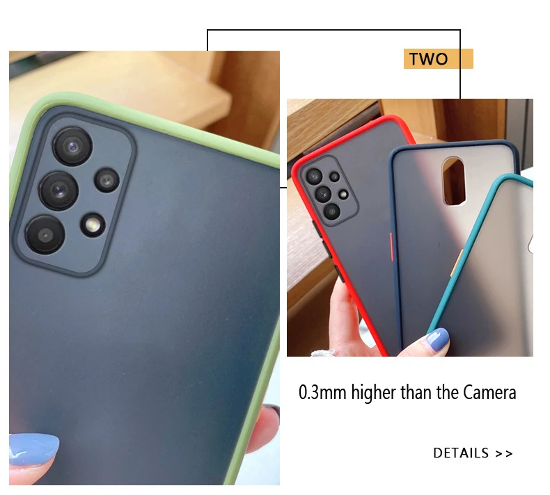 Shockproof Armor Matte Phone Case - Durable Protective Cover