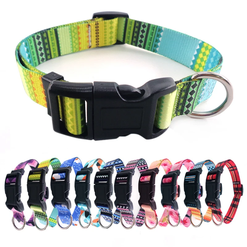 Basic Nylon Dog Collar, Adjustable for Small, Medium, Large pet