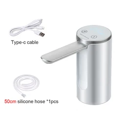 Rechargeable Foldable Electric Water Dispenser Pump (White)