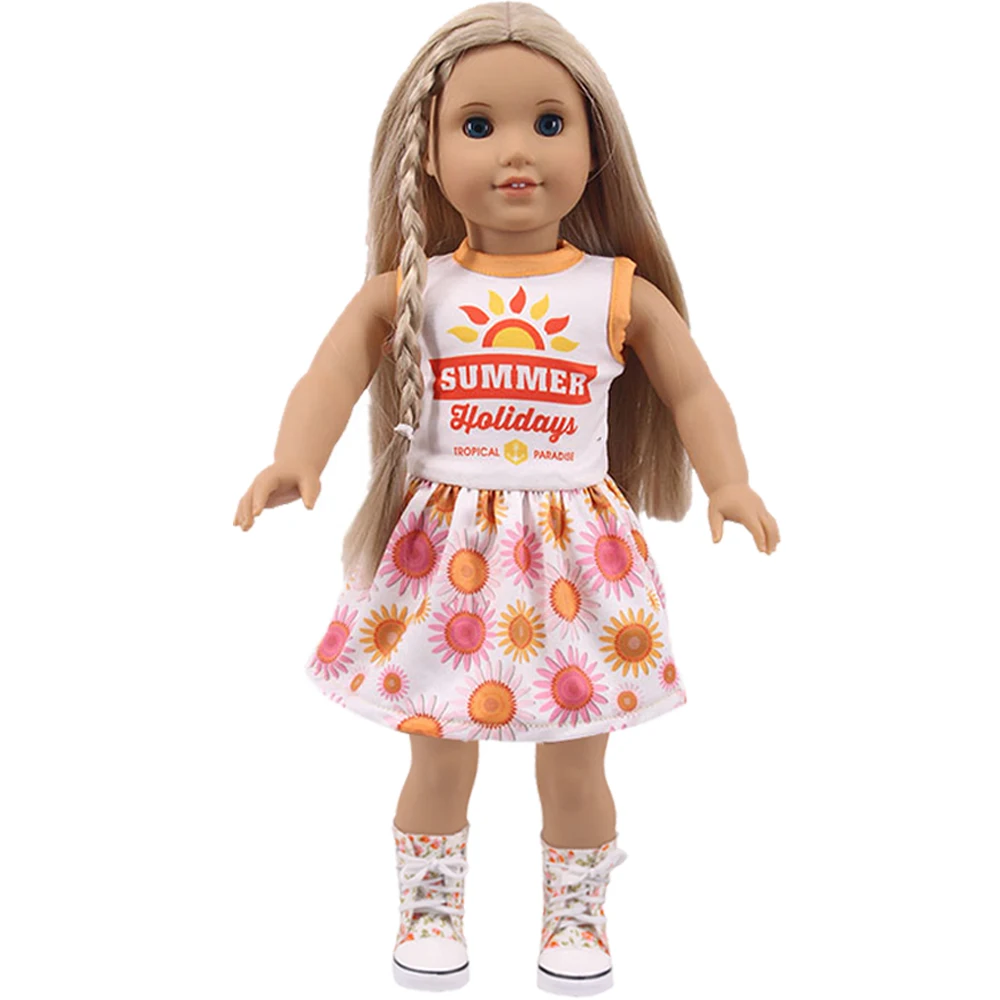 Baby Doll Clothes Shoes Suitcase Accessories Fits 18 Inch American&43Cm Baby  Doll Our Generation Toy For Kid DIY Gifts - 3