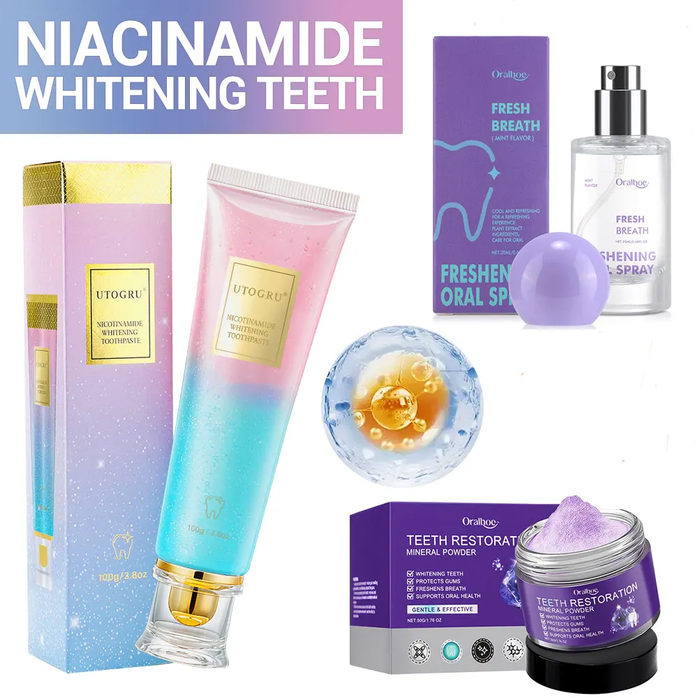 Niacinamide Whitening Toothpaste for Oral Cleaning and Fresh Breath