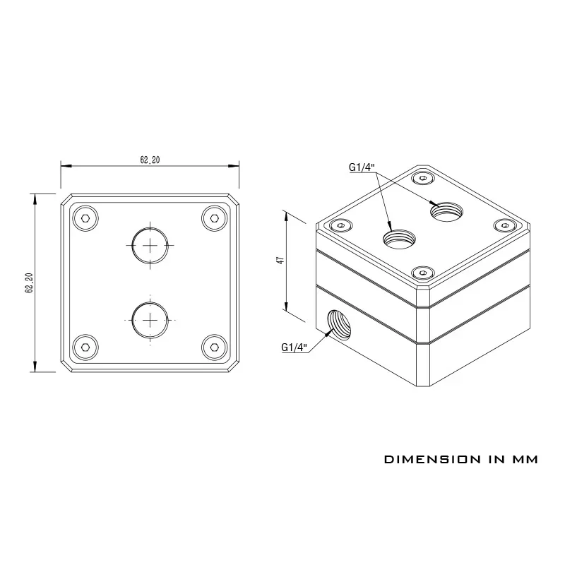 Barrow Mini Tanque de Água do Reservatório para Bomba Ddc Acessórios Adaptação Itx a4 pc Case Refrigeração Líquida Construir 5v 3pin Argb Aura Sincronização - Imagem 2