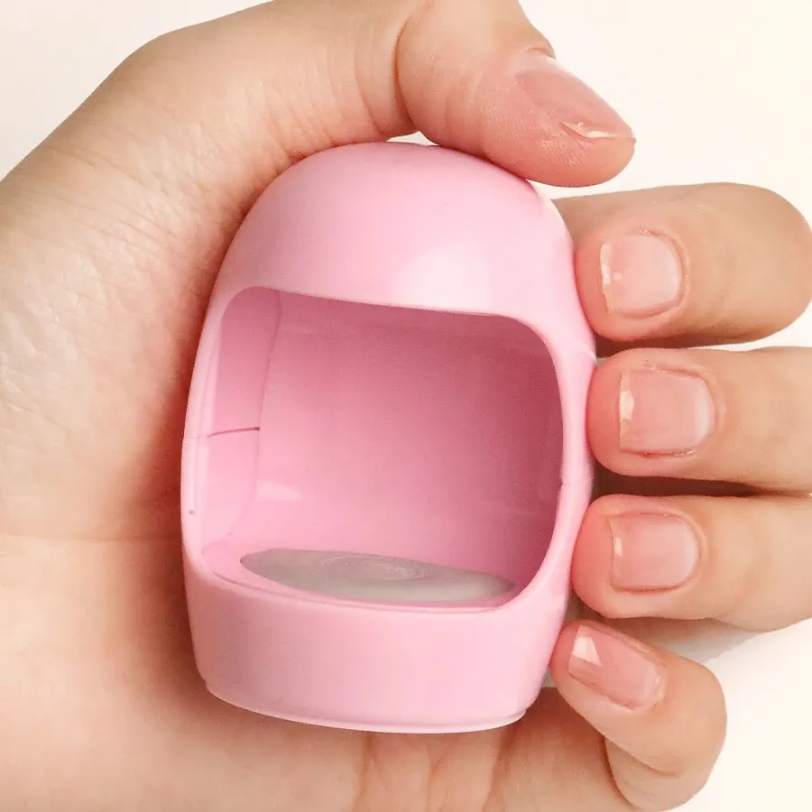 Mini Q-shaped Nail Lamp, UV/LED Nail Dryer, Quick Drying Nail Gel Nail Dryer, For Home Nail Art DIY 5